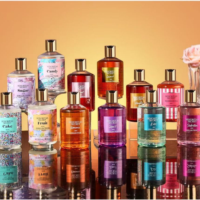 Perfume Fragrance Shower Gel - 여성용 샤워젤 300ml, 향기 샤워젤, 벨벳