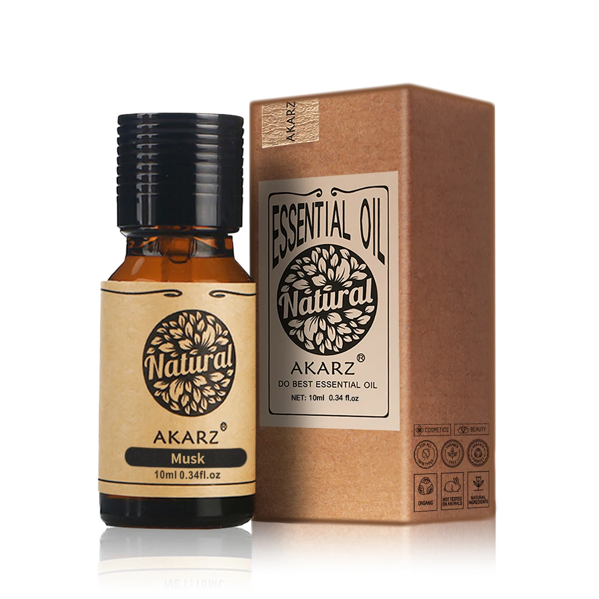 Sandalwood Perfume Oil - AKARZ 머스크 에센셜 오일, 천연 아로마