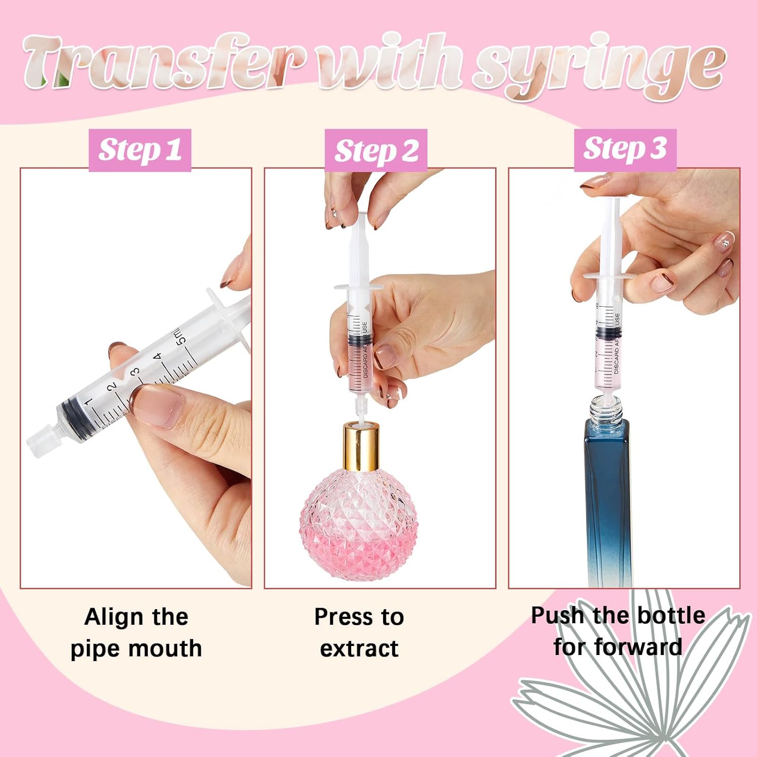 25/50PCS 향수 리필 펌프 도구 트랜스퍼 키트(당 - Perfume Fragrance Dispenser 리뷰 및 가격