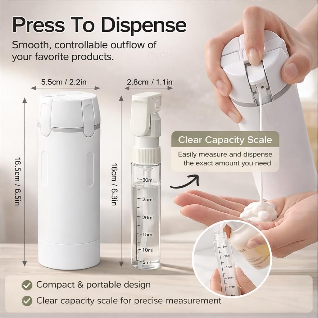 4 in 1 여행용 디스펜서 휴대용 여행용 병 누수 방 - Perfume Fragrance Dispenser 리뷰 및 가격