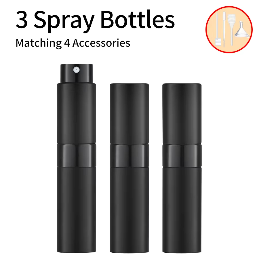 3pcs+4 액세서리 8ML 향수 스프레이 병, 스프레 - Perfume Fragrance Dispenser 리뷰 및 가격