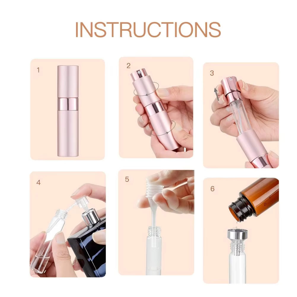 3pcs+4 액세서리 8ML 향수 스프레이 병, 스프레 - Perfume Fragrance Dispenser 리뷰 및 가격